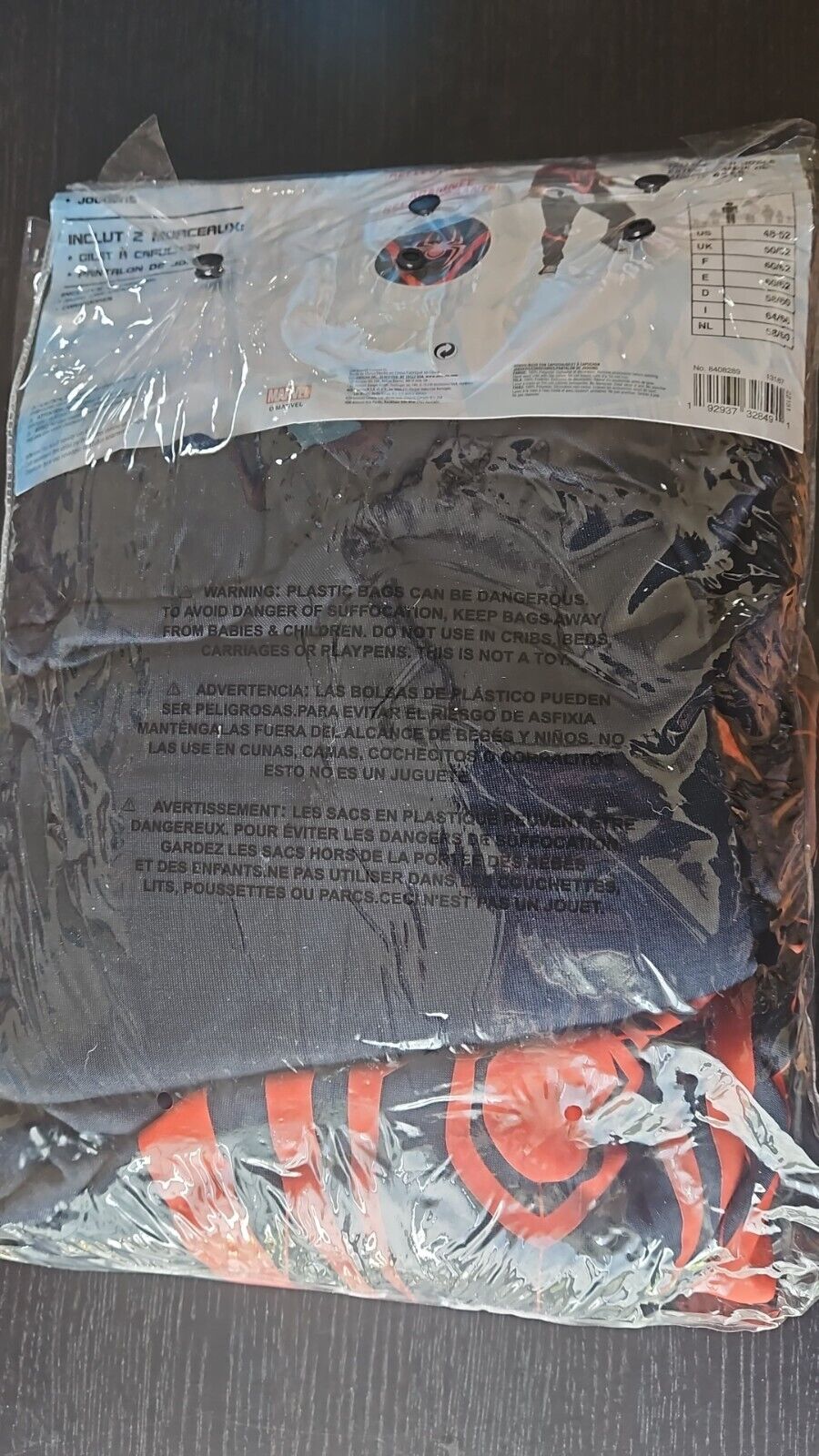 Miles Morales Jumpsuit Spiderman Costume Adult S, M, L, XXL
