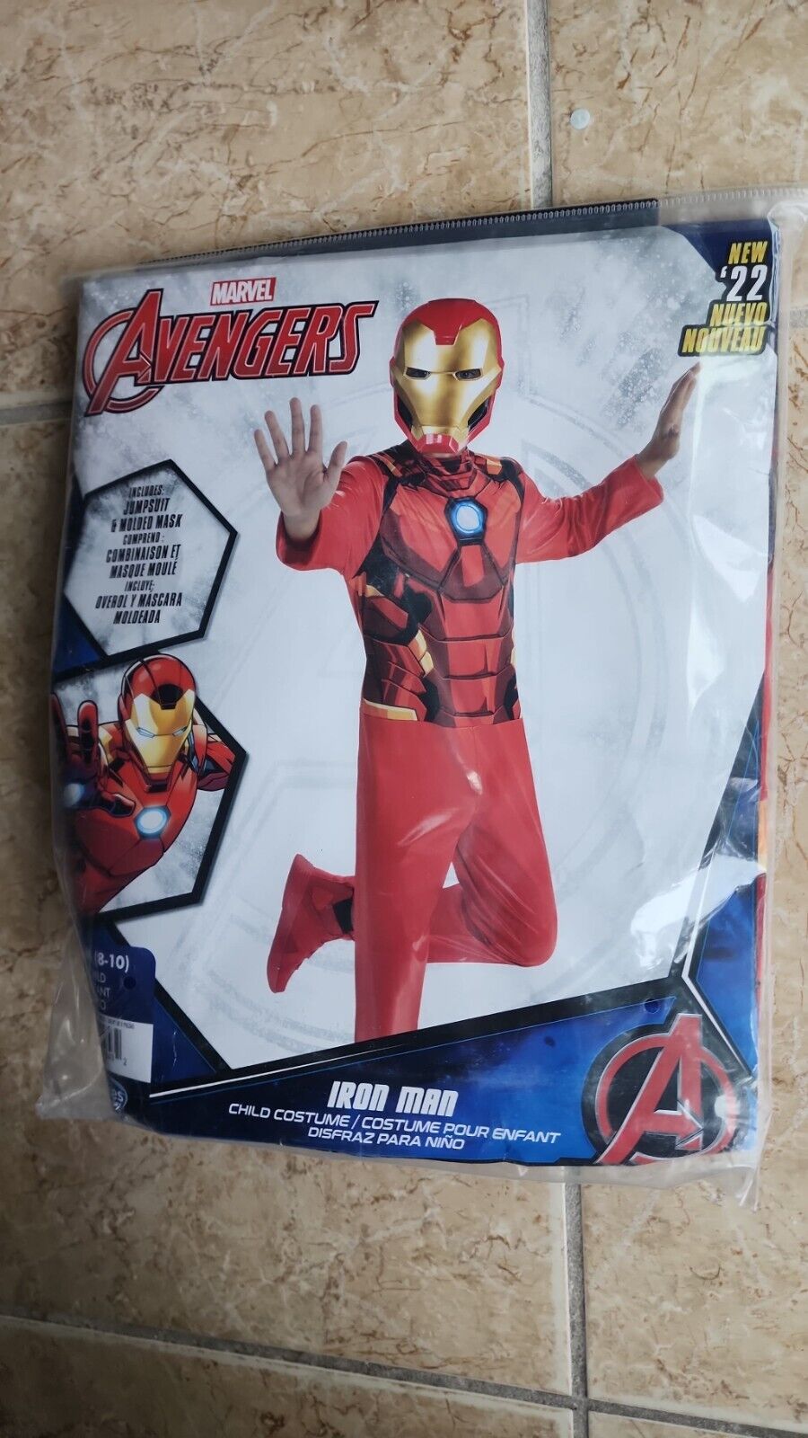 Iron Man Costume Avengers Marvel Medium 8-10