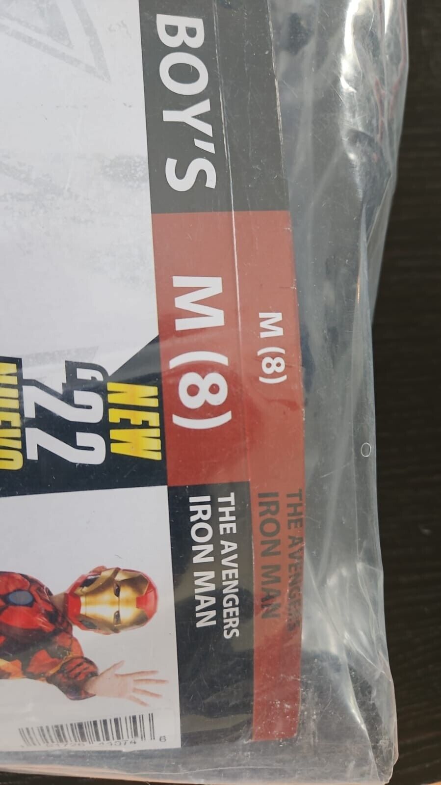 NEW The Avengers Boy’s Iron Man Tony Stark Marvel Comics Costume Size Medium(8)
