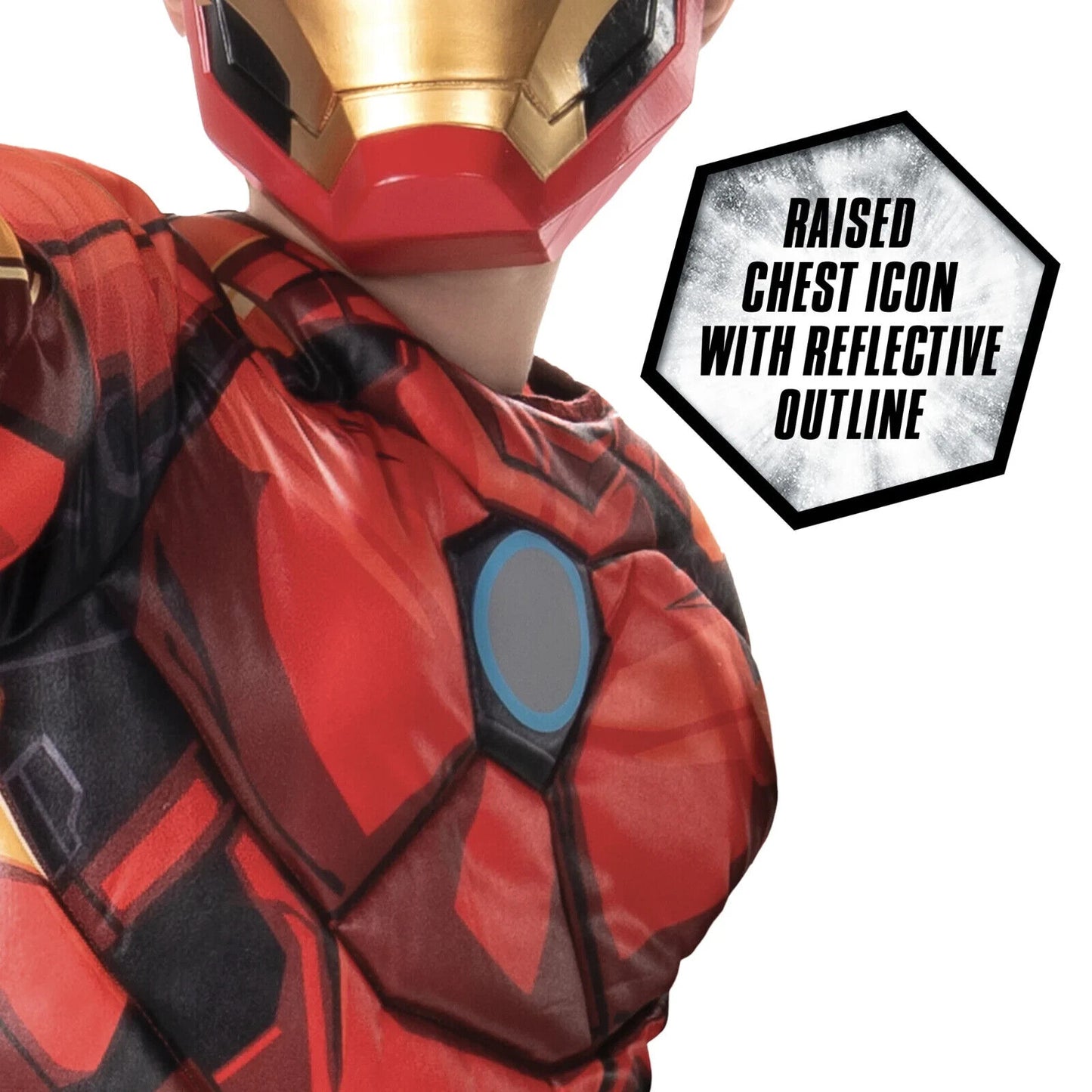 NEW The Avengers Boy’s Iron Man Tony Stark Marvel Comics Costume Size Medium(8)