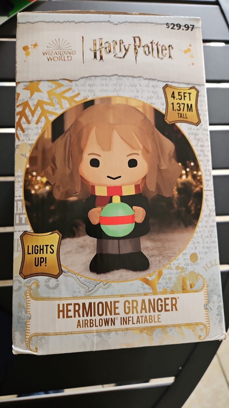 Airblown Harry Potter Hermione Granger LED Inflatable Halloween Decoration 4.5'