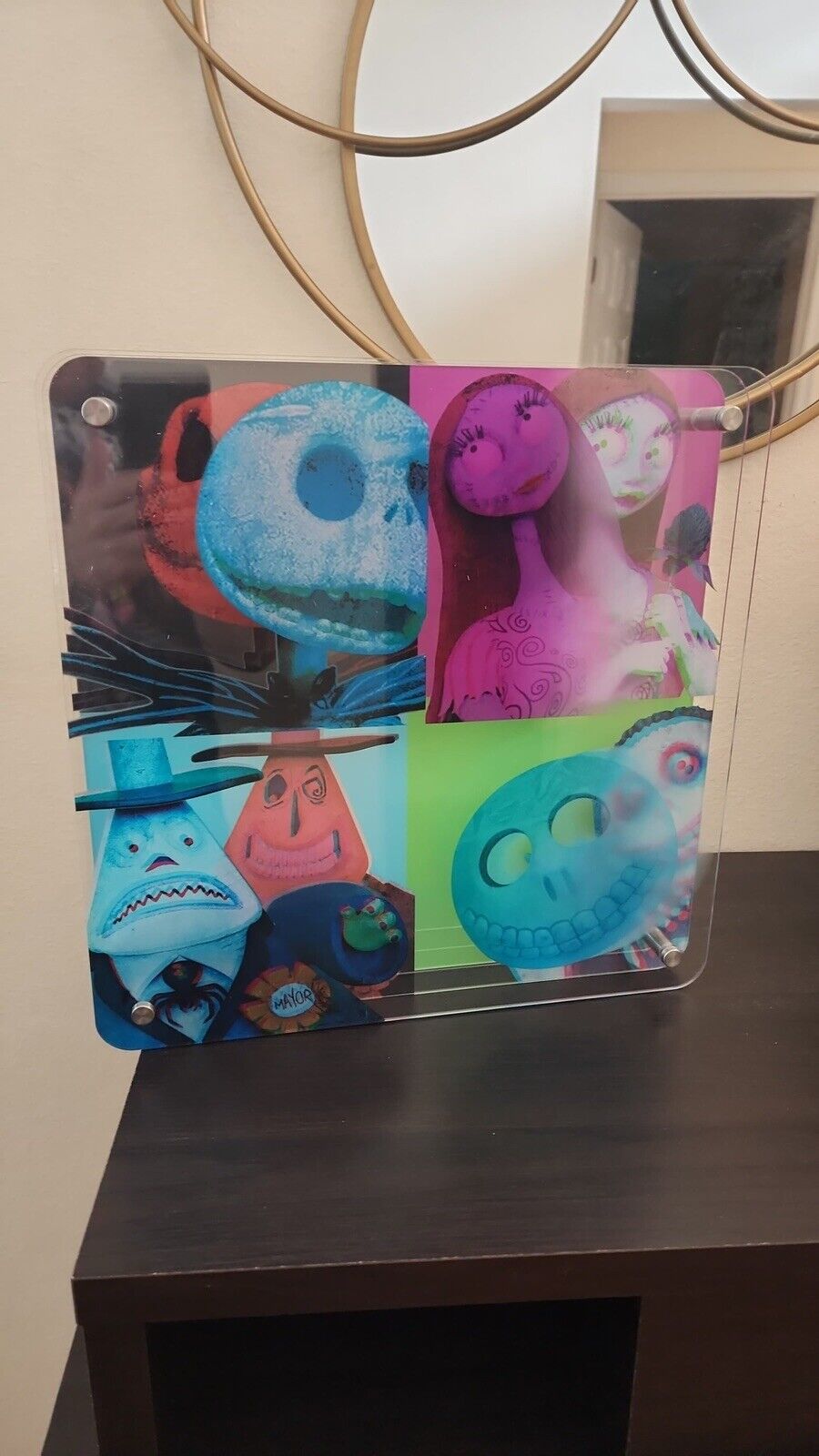 Disney Parks Nightmare Before Christmas Jack & Sally Wall Art NIB