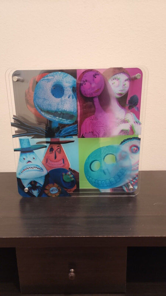 Disney Parks Nightmare Before Christmas Jack & Sally Wall Art NIB