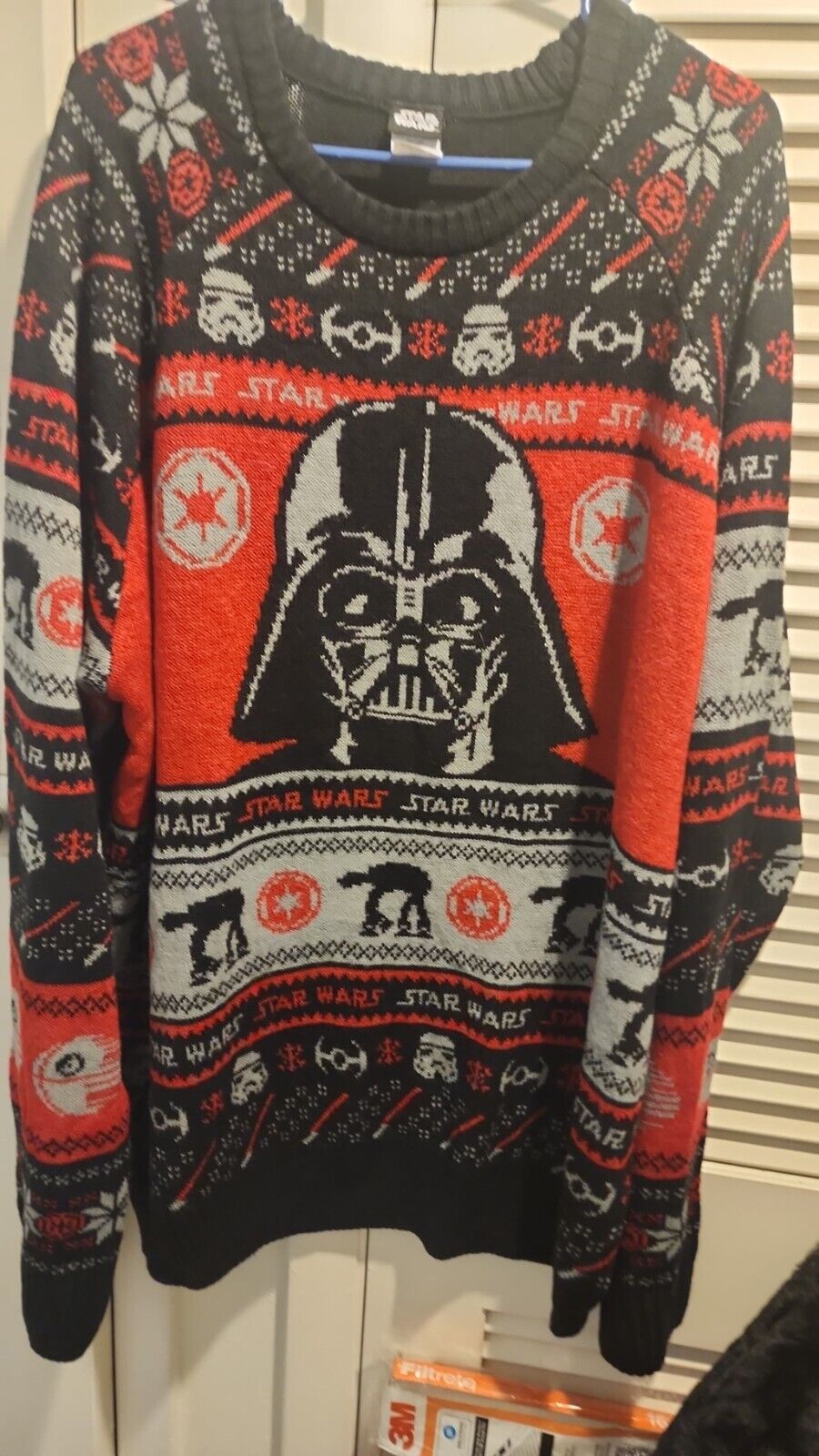 Star Wars Sweater W/ Darth Vader And STAR WARS logo 2XL