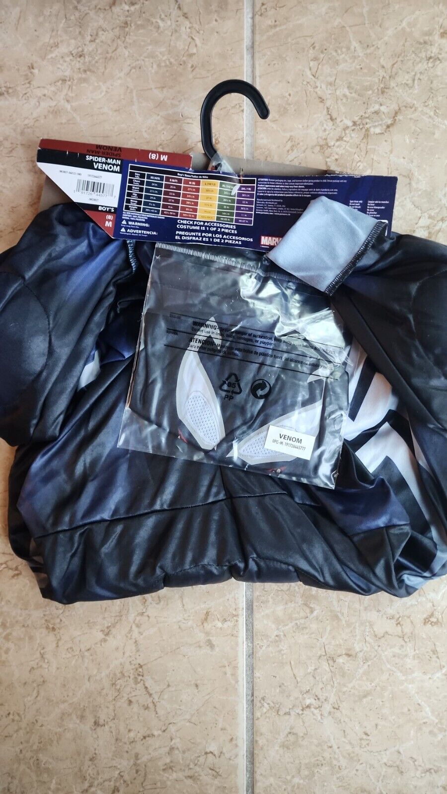 Venom Costume Spider-Man Marvel Child Medium 8