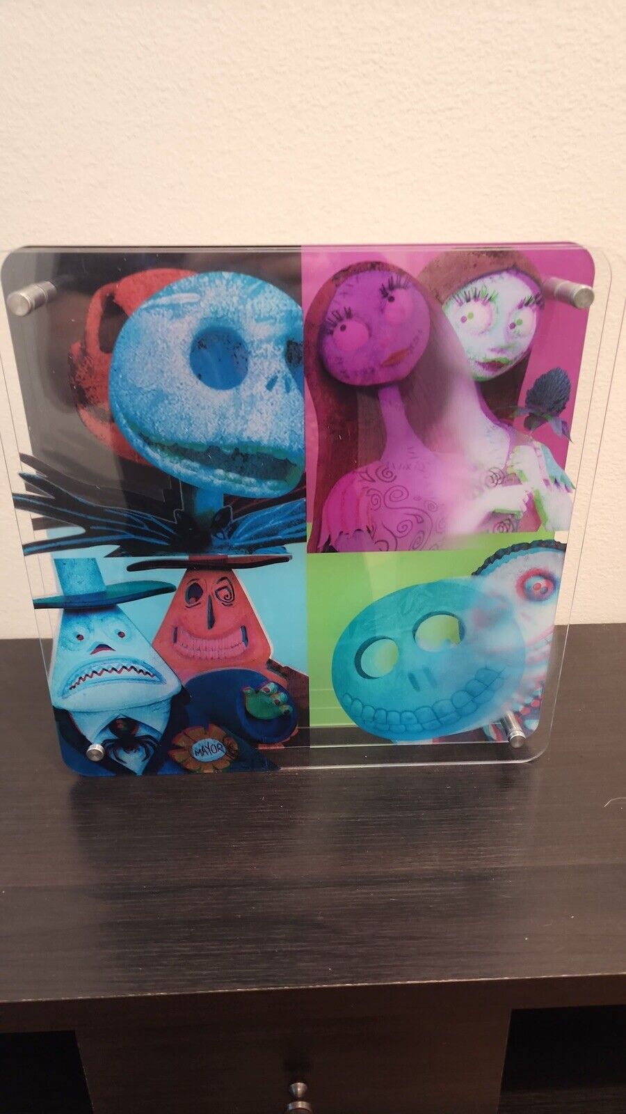 Disney Parks Nightmare Before Christmas Jack & Sally Wall Art NIB