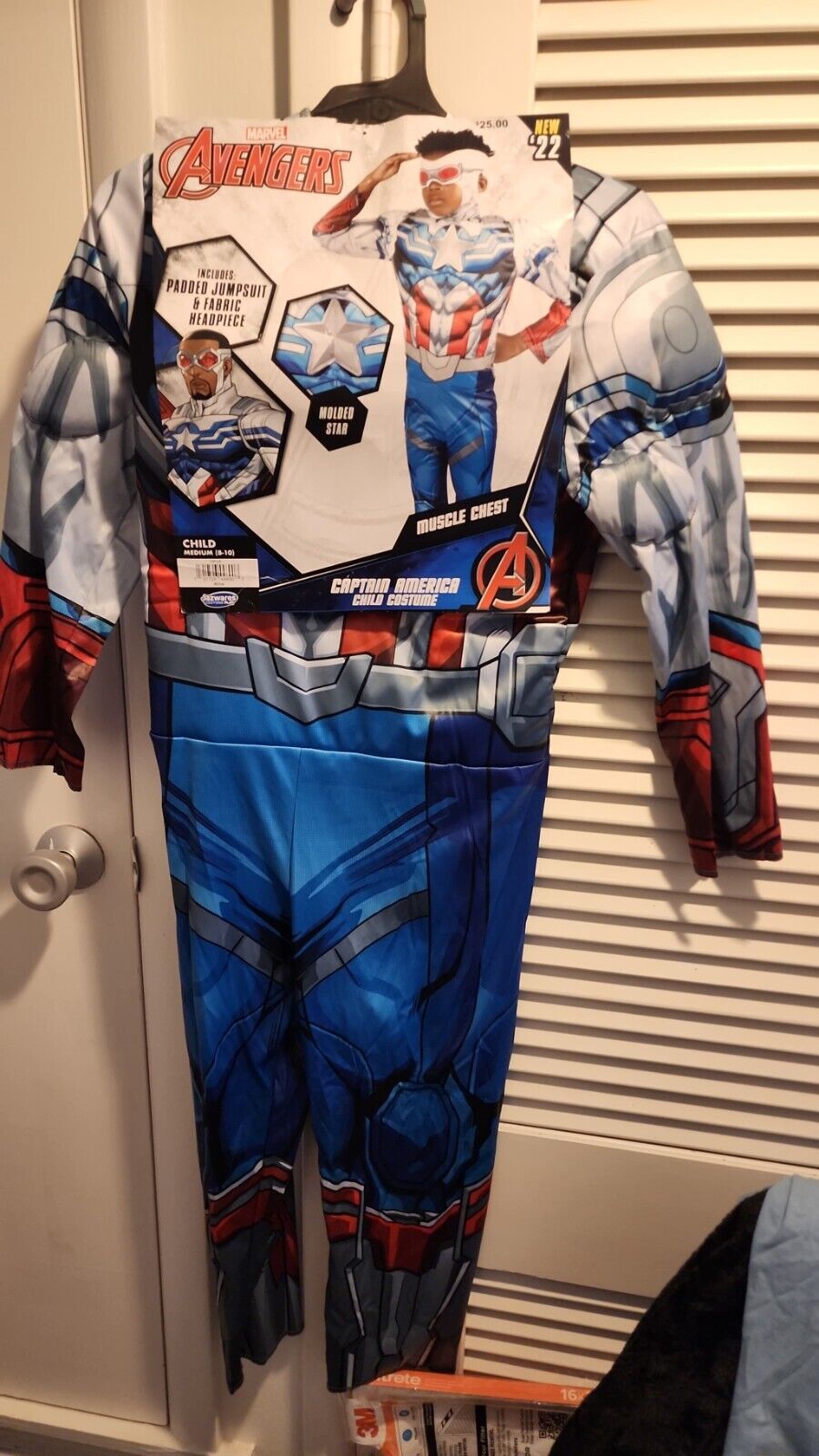 New Marvel Rivals Captain America Falcon Youth Size Medium Costume Ages 8-10