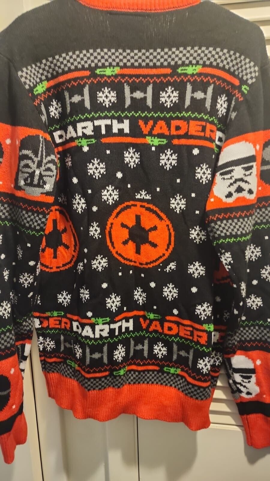 NEW Star Wars Darth Vader Ugly Christmas Sweater Men's Size XL 2XL Holiday Knit