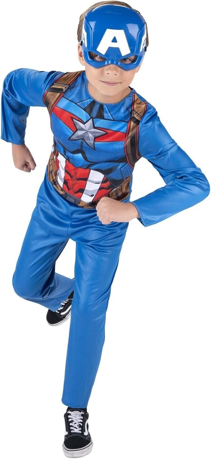 Jazwares Marvel Avengers Captain America Halloween Costume Medium 8-10