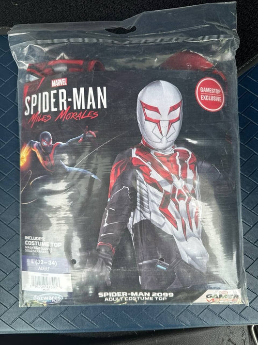 Jazwares Marvel Spider-Man 2099 Adult Costume Top GameStop Exclusive, Large