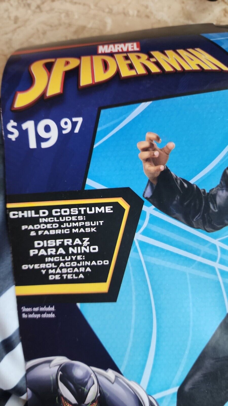 Venom Costume Spider-Man Marvel Child Medium 8