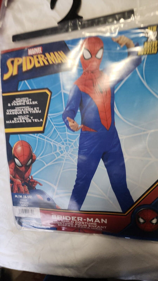 New Marvel Rivals Spider-Man Youth Size Medium Halloween Costume Age Medium 8/10