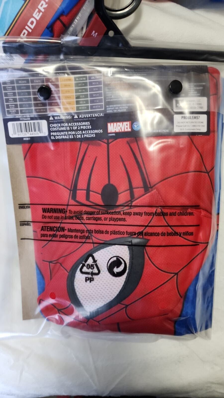 New Marvel Rivals Spider-Man Youth Size Medium Halloween Costume Age Medium 8