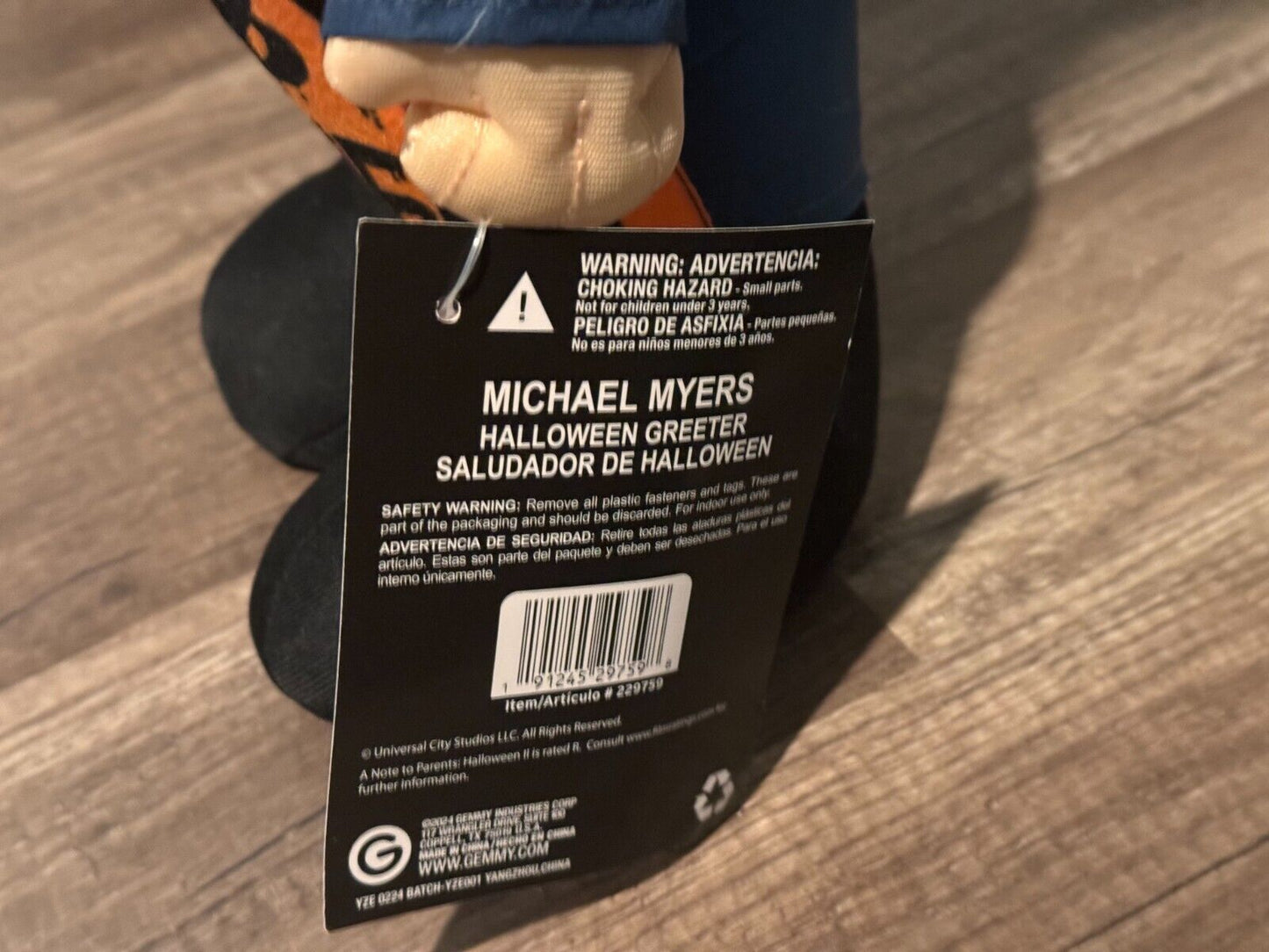 Michael Myers Halloween Porch Greeter NWT