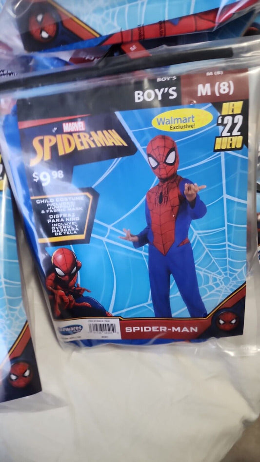 New Marvel Rivals Spider-Man Youth Size Medium Halloween Costume Age Medium 8