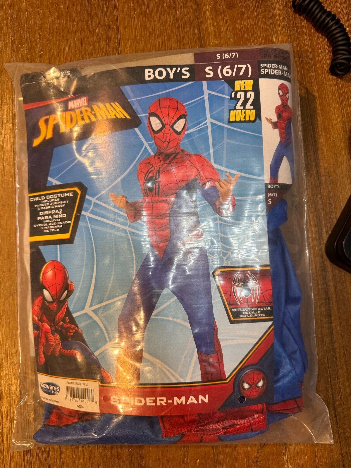 New Marvel’s Spider-Man Youth Size Small Halloween Costume Ages 6/7