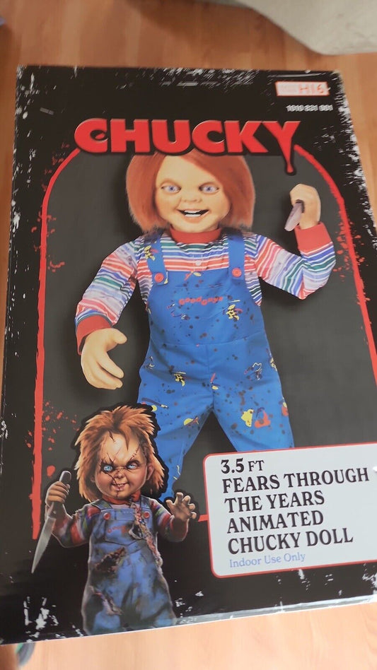 New & Sealed Home Depot Halloween 3.5 FT Animated Chucky Doll