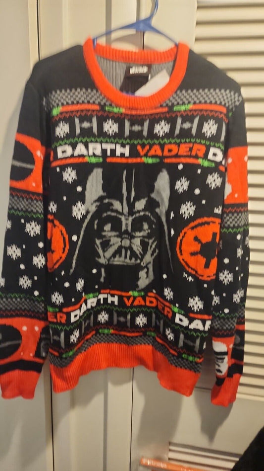 NEW Star Wars Darth Vader Ugly Christmas Sweater Men's Size XL 2XL Holiday Knit